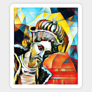 Dionysius of Halicarnassus Abstract Portrait | Dionysius of Halicarnassus Artwork 2 Sticker